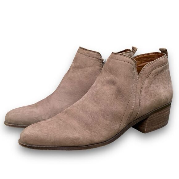 Franco Sarto Laslo Tan Ankle Booties Shoes Leather Women’s size 9 - Picture 13 of 14